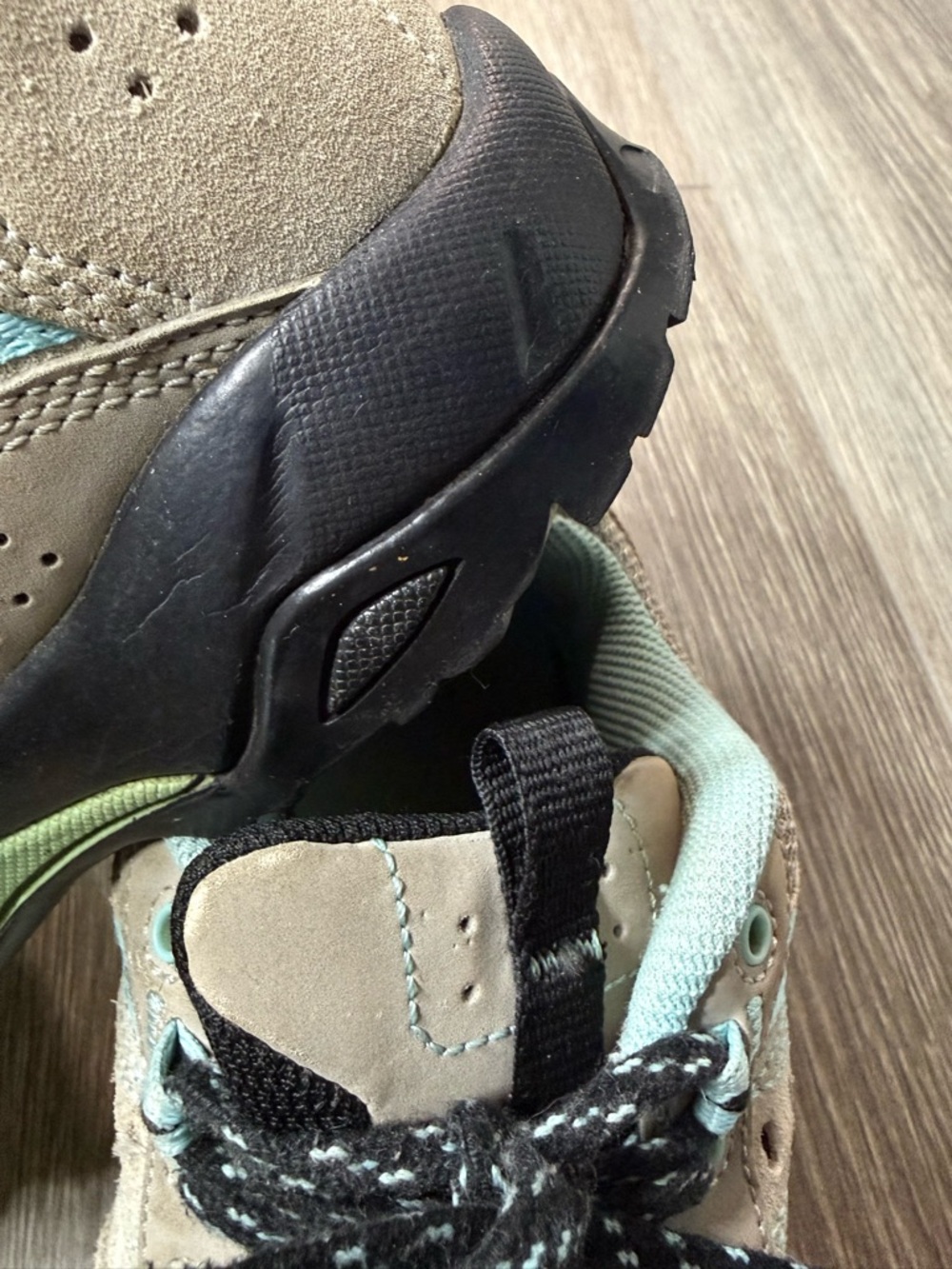 Nike ACG SALBOLIER Suede Hiking Shoes Gray/Sky Blue 380587-007 Women 7 Outdoors - Picture 15 of 15